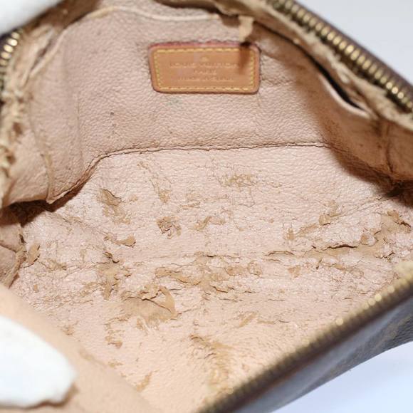 LOUIS VUITTON Monogram Pochette Cosmetic PM Cosmetic Pouch M47515 LV Auth bs8716 - Picture 8 of 16